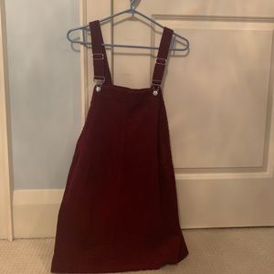 ADORABLE RED OVERALLS!